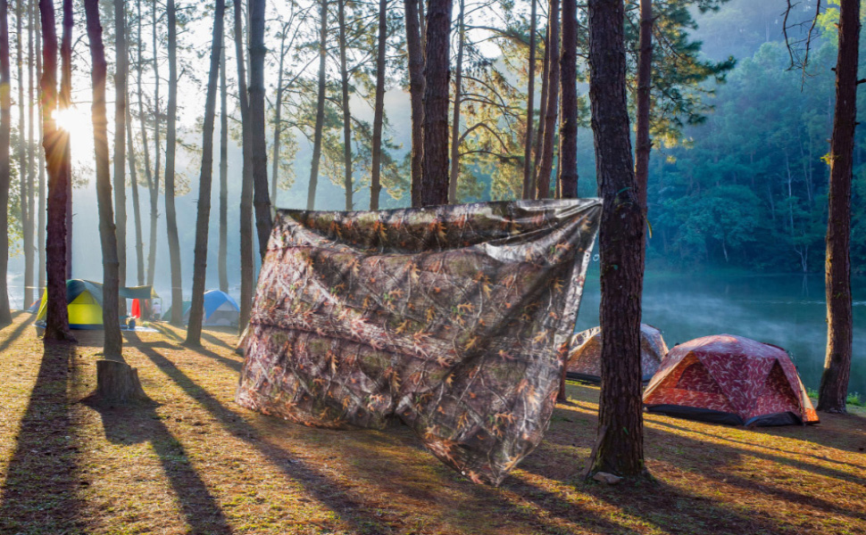 Tongcamo Heavy Duty 10 Mil Tarp Cover Waterproof UV Resistant Tarpaulin Used for Outdoor