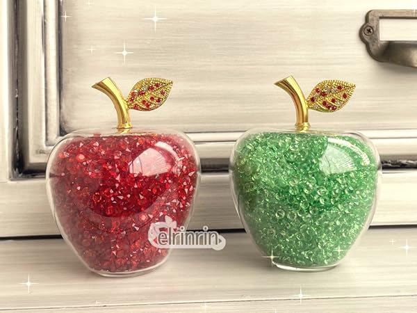 クリスタル　ゴールド　りんご Amazon.co.jp: フェリモア りんご型 水晶 クリスタル アップル