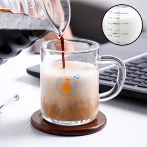 浮くミルクカップ Amazon | ミルクカップ 計量カップ 耐熱ガラス コーヒー