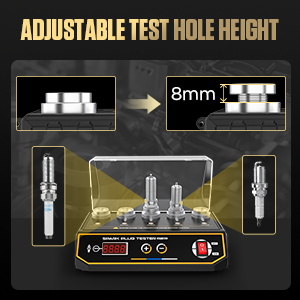 調整可能なテスト穴の高さ