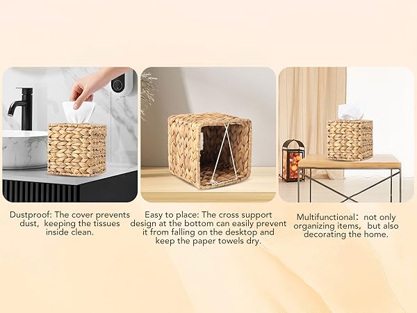 Amazon.com: Wicker Trash Can with 150 Count 5 Gallon Trash