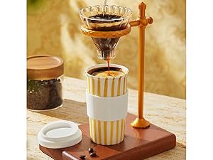 Reusable Cafe Ceramic travel mug ceramic mug coffee mug Taza de viaje de cerámica con tapa