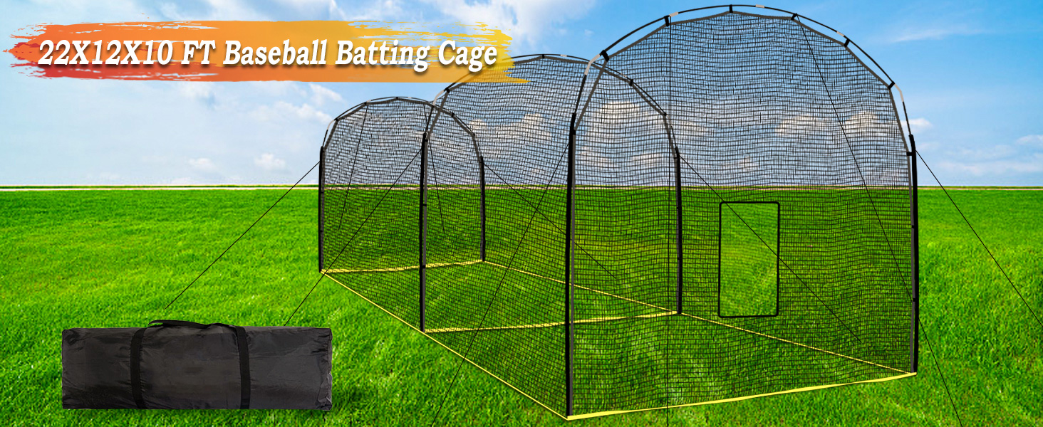 Portable Outdoor Softball Baseball Batting Hitting Cages
