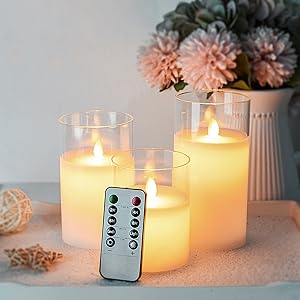 ロウソクのライト Amazon.co.jp : AnnTec LEDキャンドルライト クリアガラスホワイト