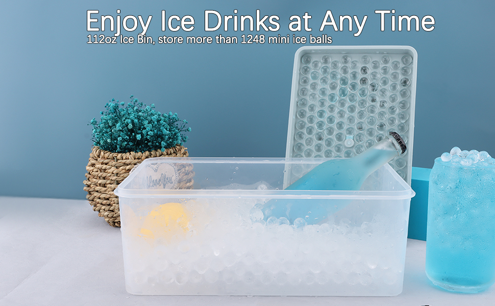 ITWIST Mini Ice Cube Trays, 159x4 PCS Crushed Small, Tiny