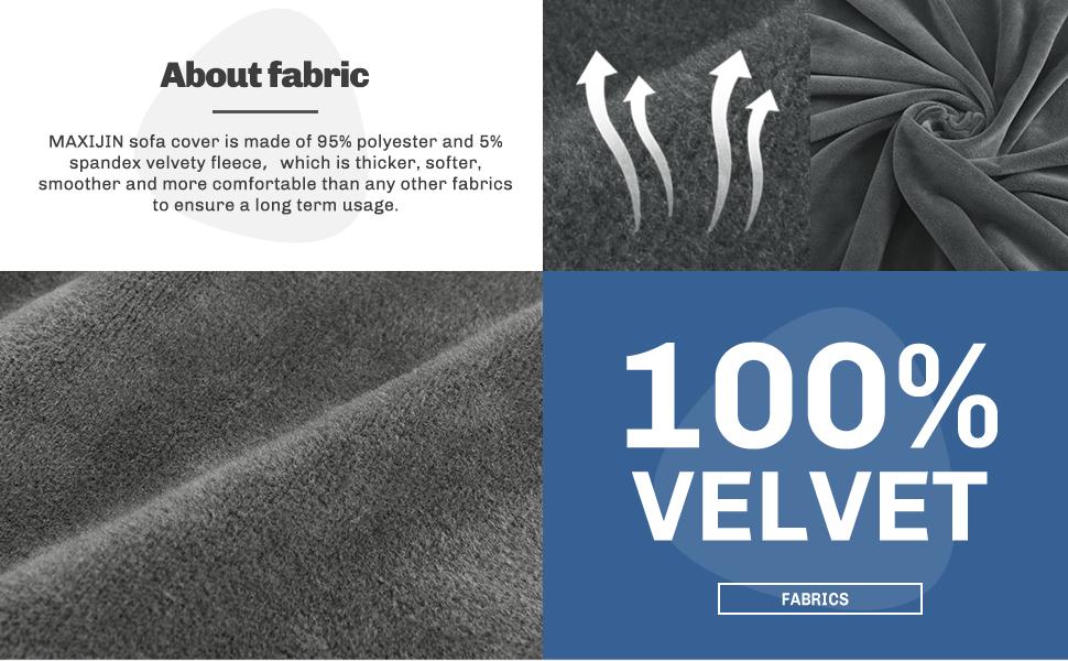 MAXIJIN Velvet Futon Cover Stretch Futon Slip Cover Full