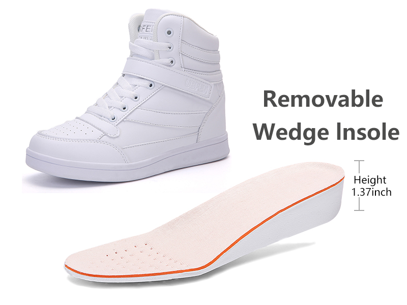 Removable insole sneakers