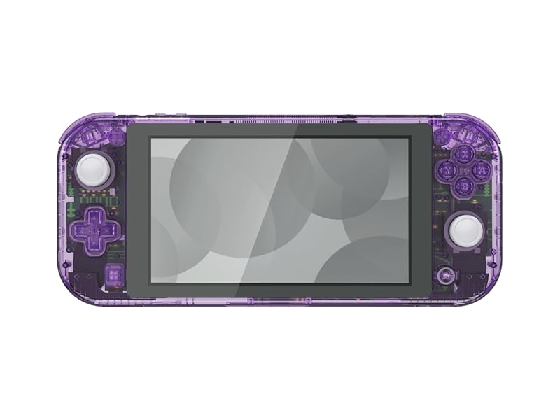 Amazon.com: eXtremeRate Crystal Clear Atomic Purple DIY