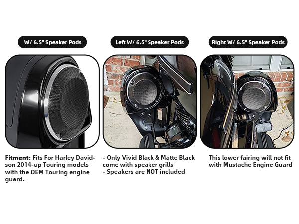 Amazon.com: Motorcycle Fairing Kits for Harley, SLMOTO 6 1/2