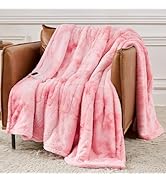 Homemate Heated Blanket Electric Throw - 50x60 Heating Blanket Throw 5 Gears Auto-Off 10 Heat Lev...