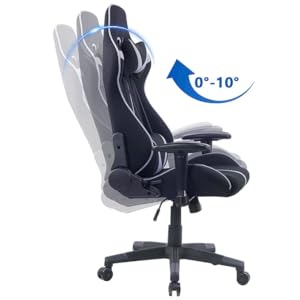 WOLTU Sedia Da Gaming Ergonomica Poltrona Da Gioco Regolabili Per Studio Ufficio Rosso 13 SEDIA GAMING