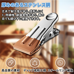 Amazon.co.jp : DELUXEFOX 洗濯バサミ モノクリップ (7個入り