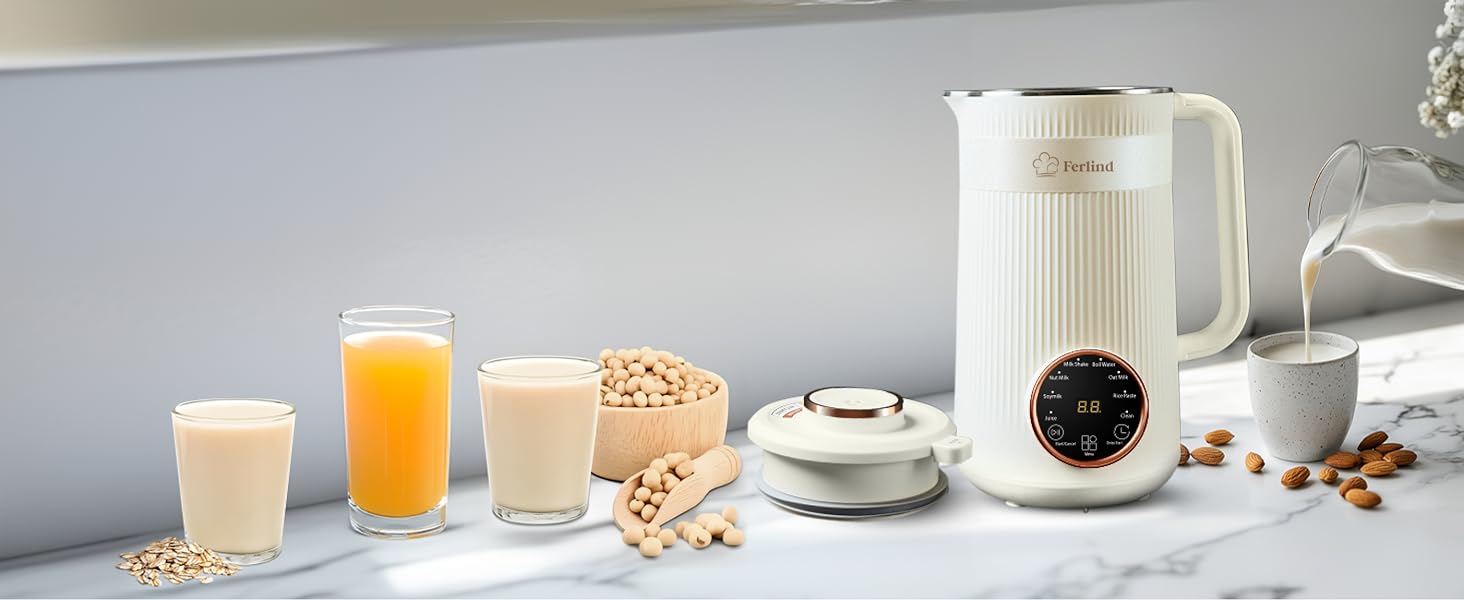 almond milk vanilla, plant based, unsweetened almond milk, blenders for smoothies, ferlind nut milk