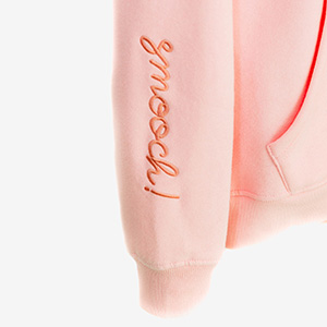 Smooch text embrodery