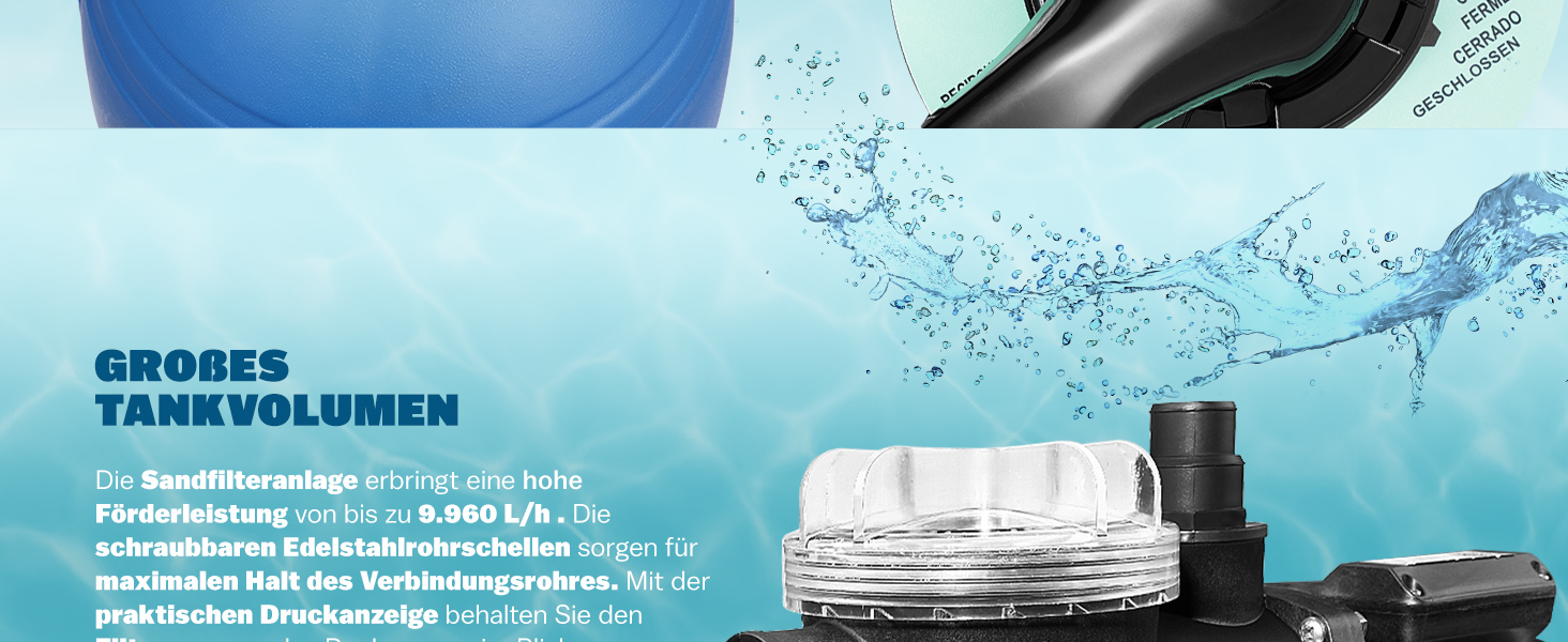 Monzana® Sandfilteranlage SF102K mit 35.000L/h Filterleistung für 35.000L Pools bis 1.2kg Filterbälle Poolreinigung Pump E457c591 24fa 4d54 87ad Acc75efd4ac8. CR0,0,1464,600 PT0 SX1464 V1