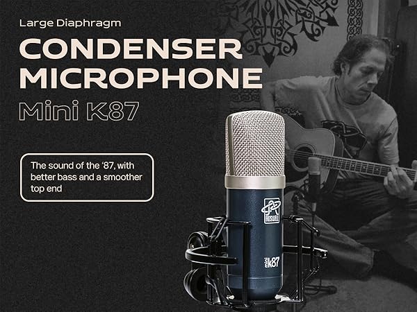 【超美品】Roswell mini K87 コンデンサーマイク Amazon.com: Roswell Pro Audio Mini K87 34mm XLR Ultra Thin