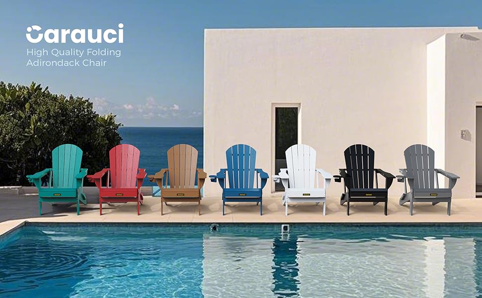 Folding adirondack chair