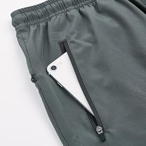 Side zipper pockets