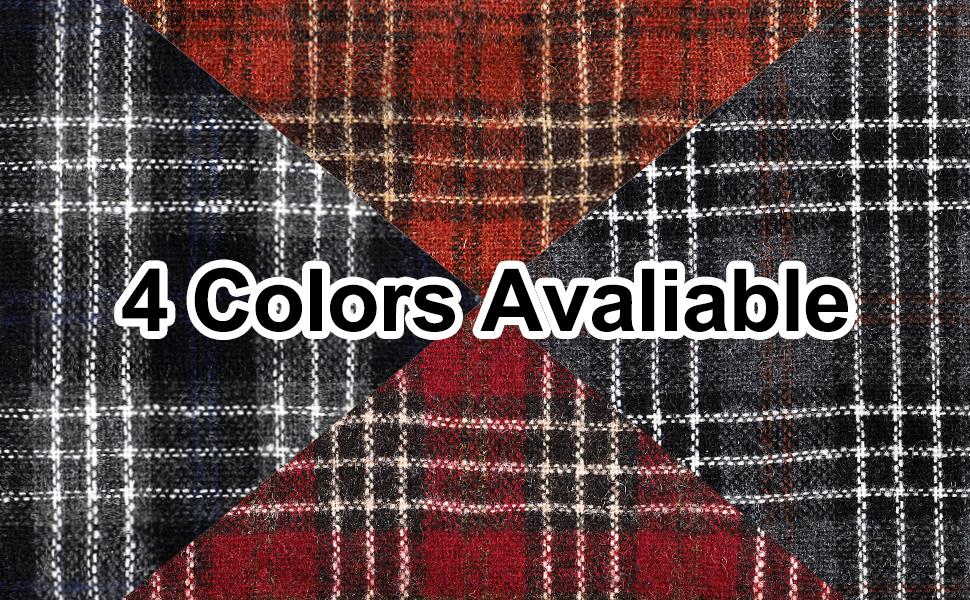 2021 Hitro Plaid Style 4 Colors Avaliable