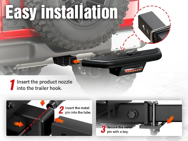 Amazon.com: YZONA Tow Hitch Step Trailer for 2 Inch Receiver