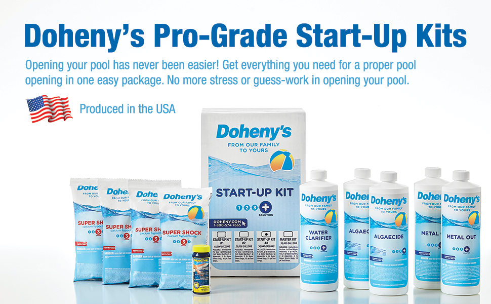 Doheny's Ultimate Pool Opening StartUp Kit Includes