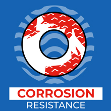 Will not rust or corrode