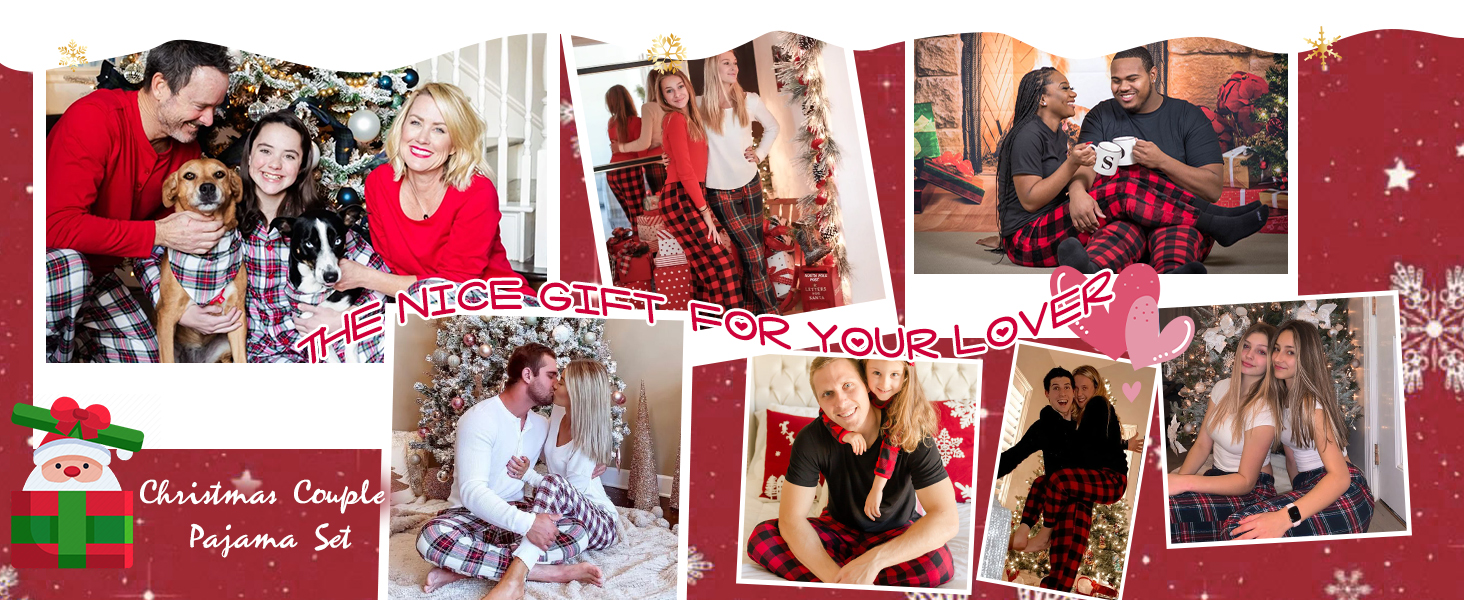 damen pyjama herren pyjama winter weihnachts plaid schlafanzug