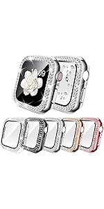 bling case bumper cover 44mm for apple watch