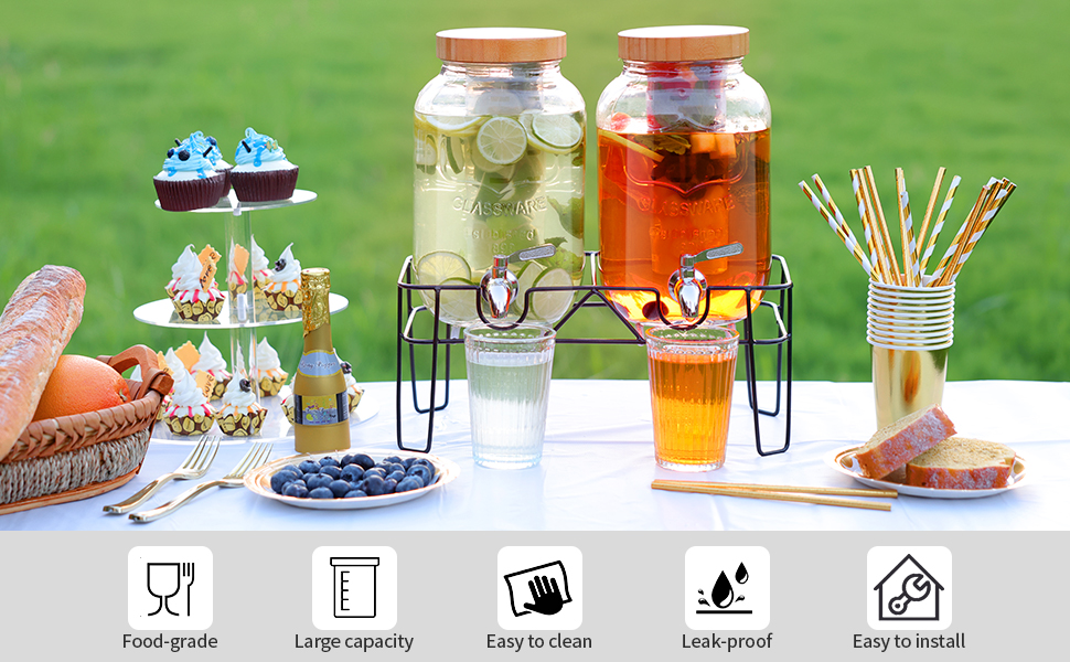 유리 물 디스펜서