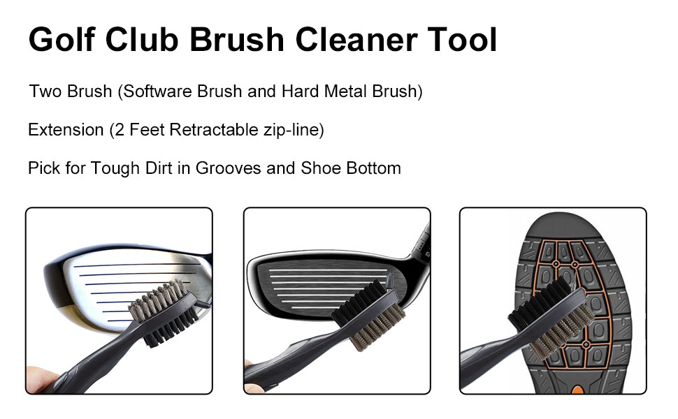 golf club brush cleaner tool