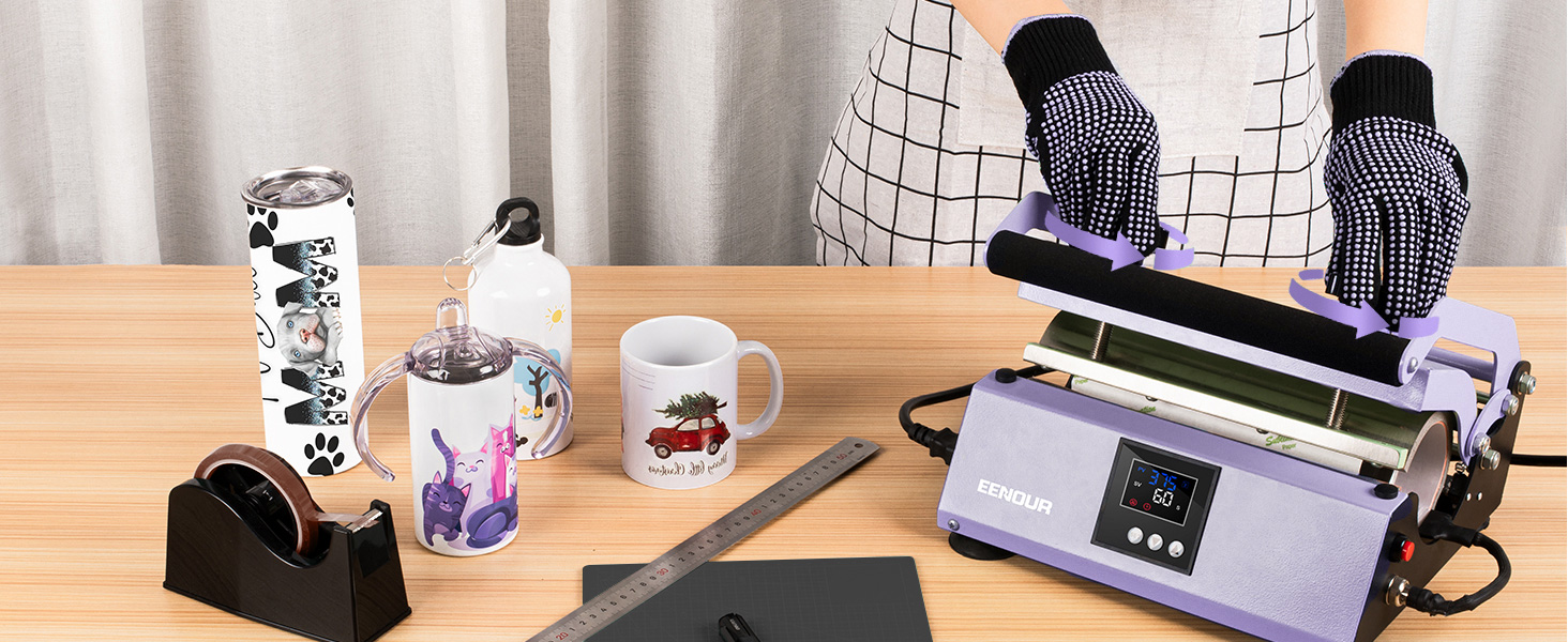 EENOUR Tumbler Mug Heat Press Machine 30oz 20oz 16oz