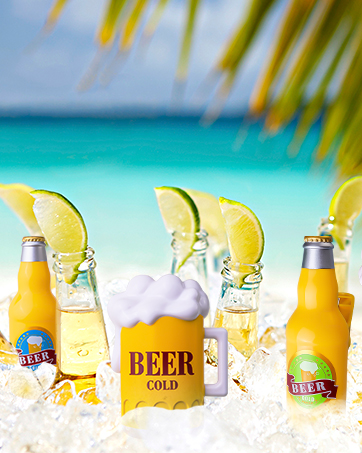 beach towel clips for chairs plastic clothespins flamingo parrot margarita palm tree summer presents