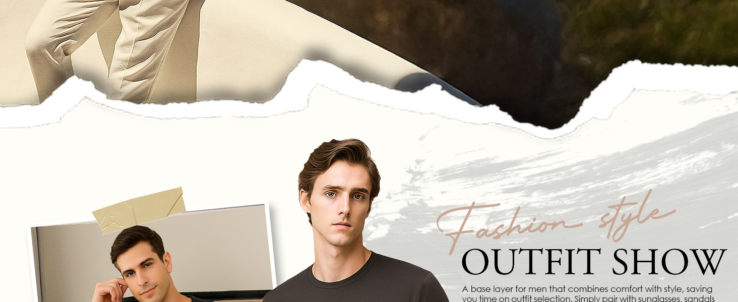 This men's base layer efficiently traps body heat