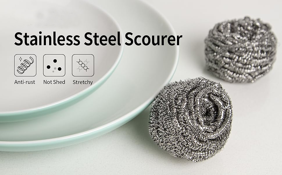Stainless Steel Cleaner Scouring Pads