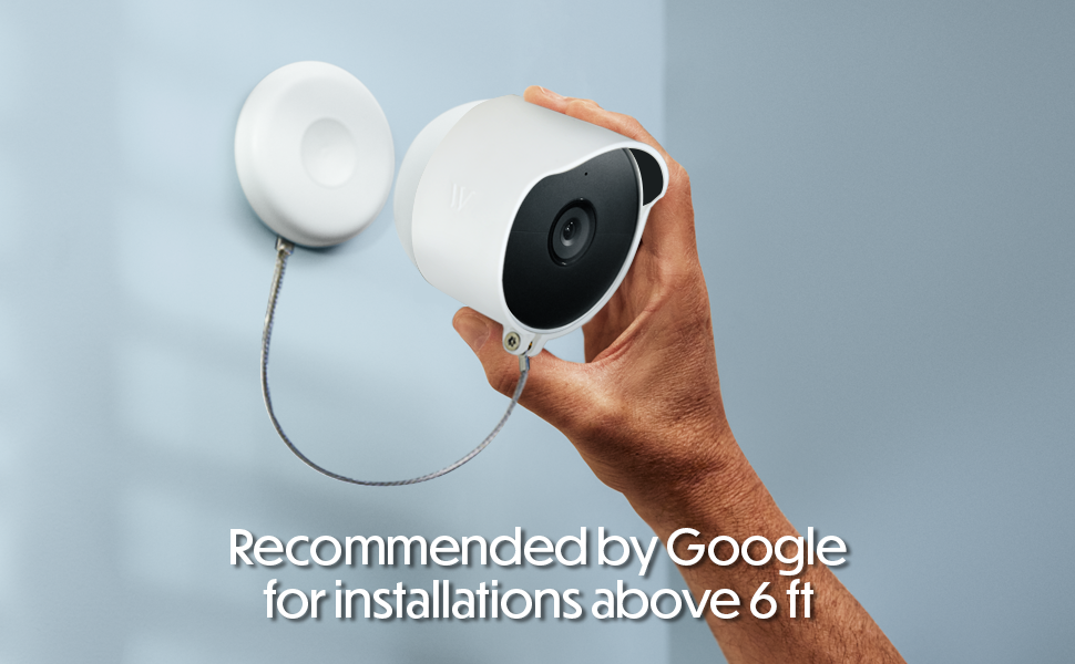 Wasserstein AntiTheft Mount for Google Nest Cam Outdoor or Indoor