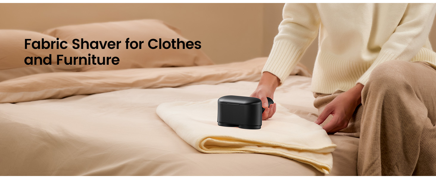 GAIATOP Fabric Shaver, Larger Rechargeable Lint Remover, Electric Lint