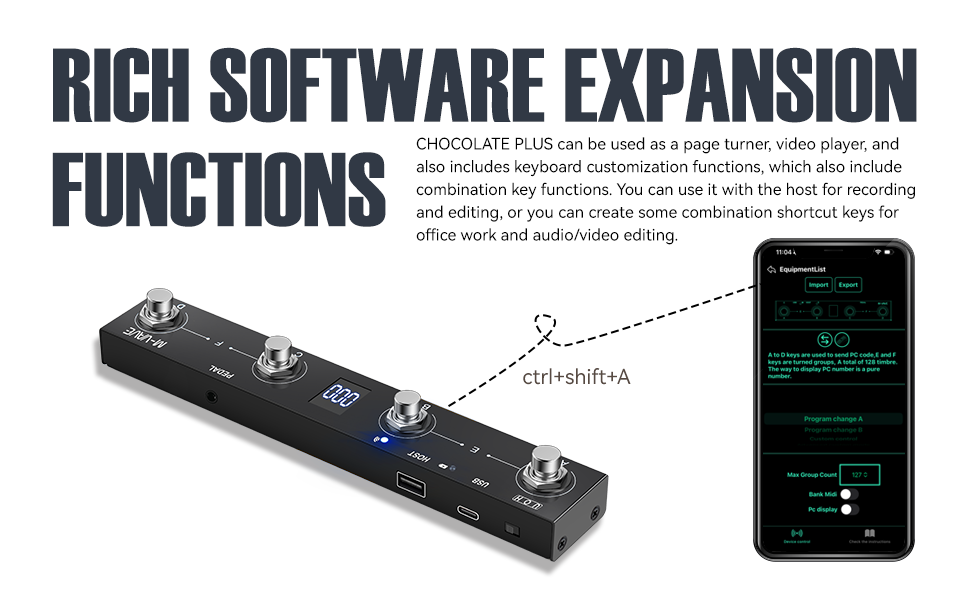 Amazon.com: M-VAVE Chocolate Plus Wireless Midi Controller