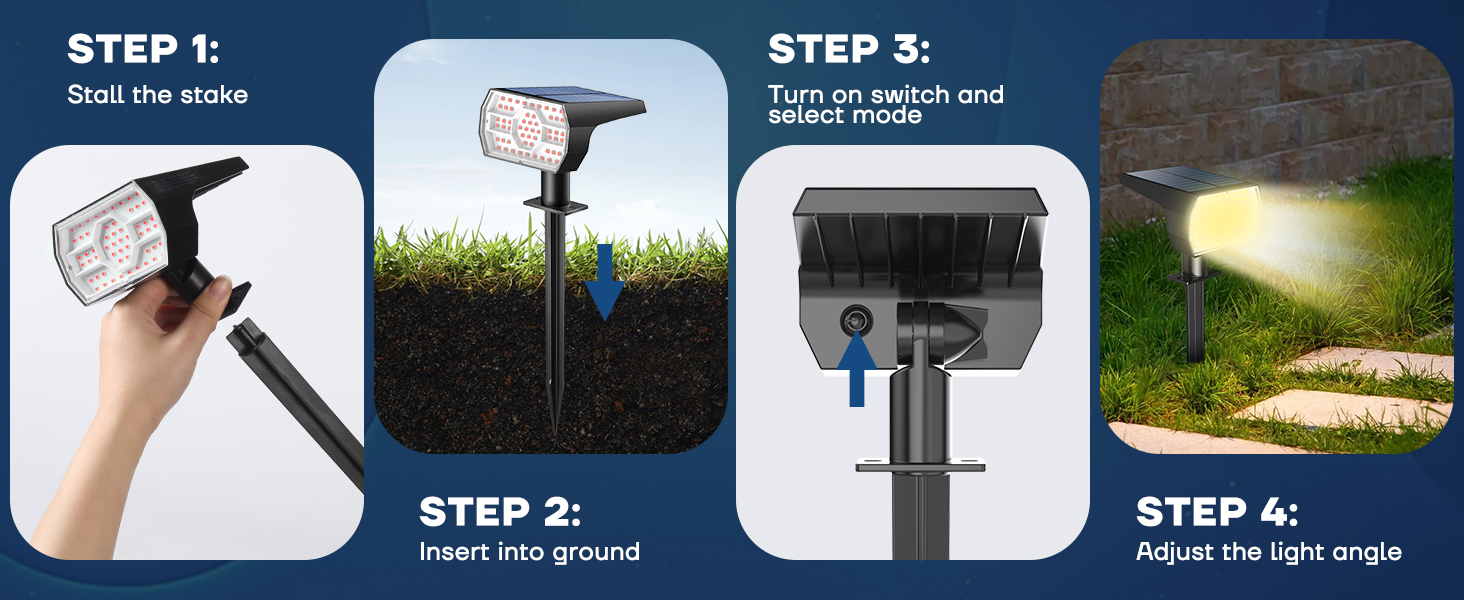 Solar Lights Outdoor Waterproof