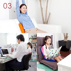 新品未使用❗️　p!nto ピント 座椅子 ネイビー 座るだけで体がピンと 未使用に近い p!nto ピント pinto 座椅子 姿勢矯正 クッション