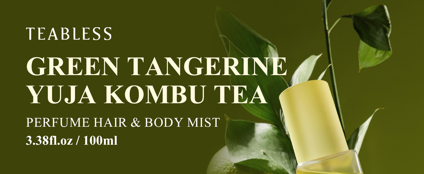 Teabless, Perfumed mist, Hair mist, body mist, fragrance, Citrus scent