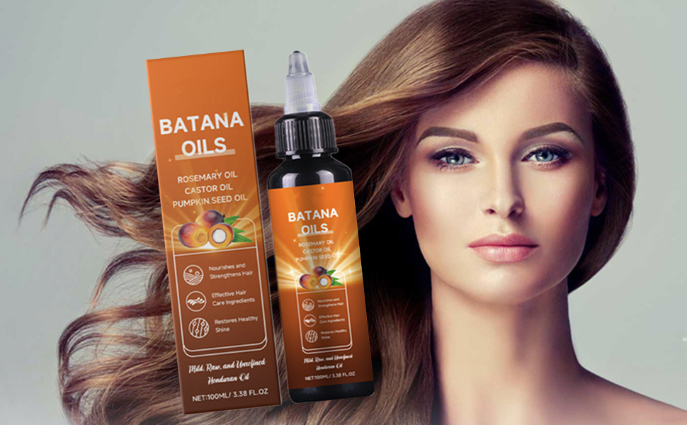 Batana Oil for Hair Growth, 2024 New 4-in-1 Liquid Batana Oil for Hair Growth, with Rosemary