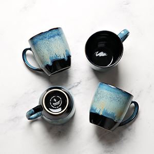 ceramic coffee mug set