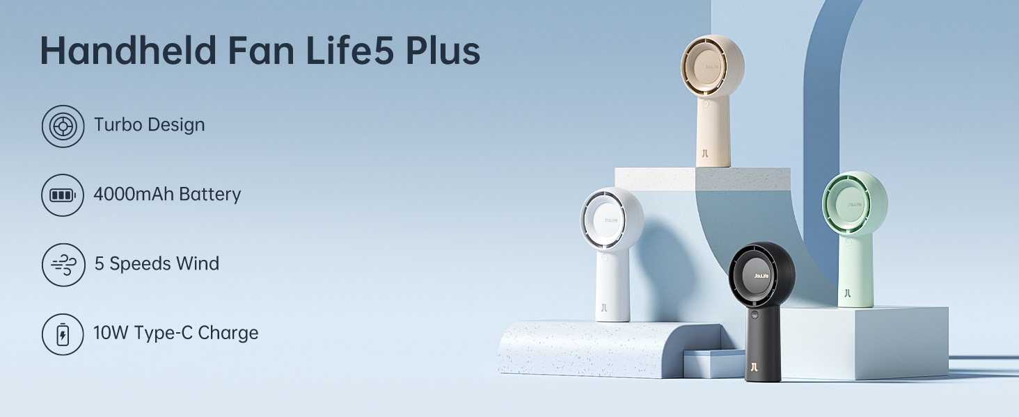 Lightweight portable fan designed for personal use during summer, offering a turbo cooling experience to keep you refreshed on the hottest days