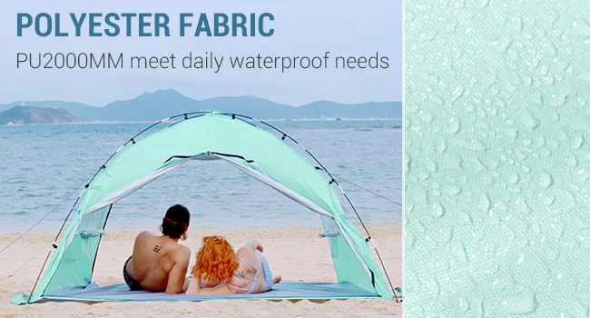 Beach Tent Sun Shelter with Canopy