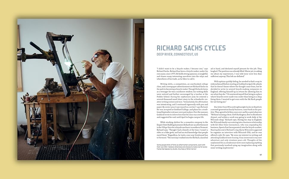 Handcrafted Bicycles, bicycle designs, bicycle inspiration, bicycle book, bicycle information