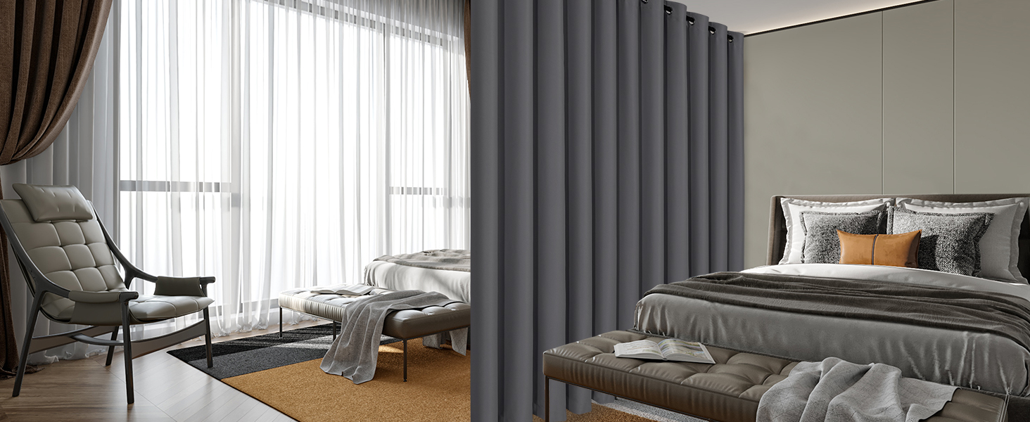 divider curtains for bedroom