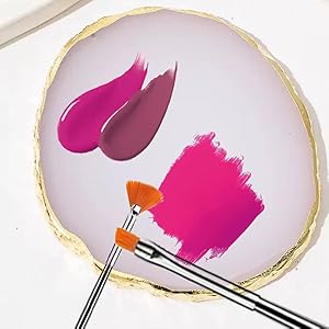 Resin nail art palette