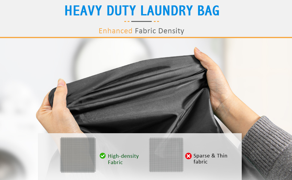Heavy Duty Laundry Bag: Enhanced Fabric Density