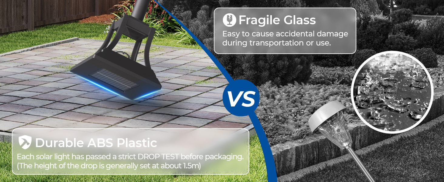 RGBCW outdoor solar powered lights