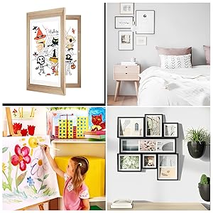 Amazon.co.jp: アートフレーム 子供の絵を飾る フォトフレーム